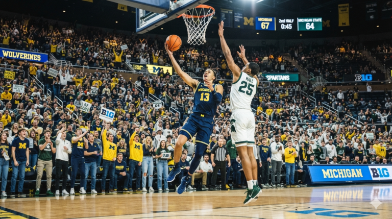 michigan wolverines men's basketball vs michigan state spartans men's basketball stats